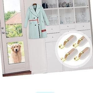 4 pcs hook wall clothes hanger  (342)